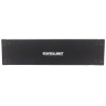Pannello Cieco Toolless a Clip per Armadi Rack 19'' 3U Nero