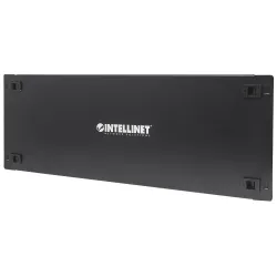 Pannello Cieco Toolless a Clip per Armadi Rack 19'' 4U Nero