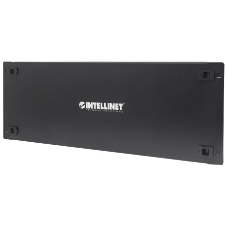 Pannello Cieco Toolless a Clip per Armadi Rack 19'' 4U Nero