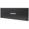 Pannello Cieco Toolless a Clip per Armadi Rack 19'' 4U Nero