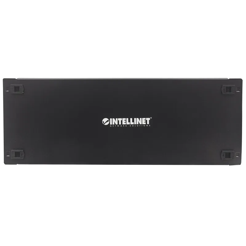 Pannello Cieco Toolless a Clip per Armadi Rack 19'' 4U Nero