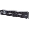Multipresa 15 Posti da Rack 19'' 2U con Spina Schuko