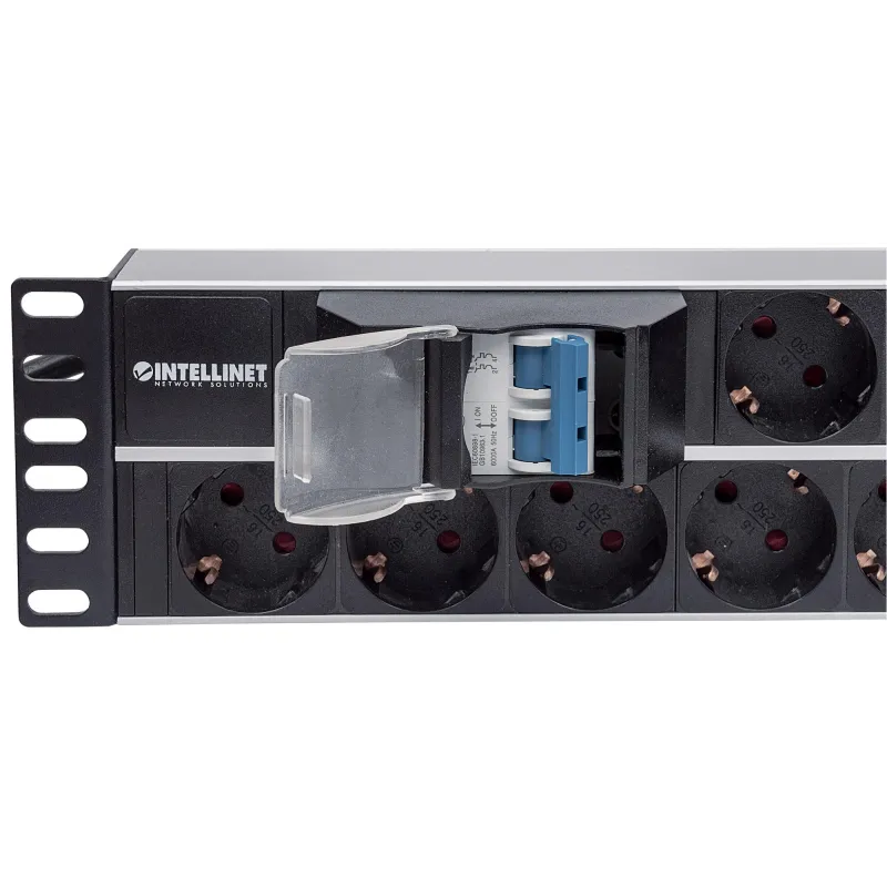 Multipresa 15 Posti da Rack 19'' 2U con Spina Schuko