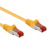 Cavo di rete Patch in rame Cat. 6 Giallo SFTP LSZH 1m