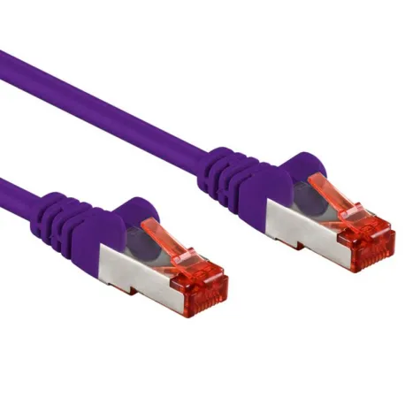 Cavo di rete Patch in rame Cat. 6 Viola SFTP LSZH 1m