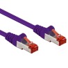 Cavo di rete Patch in rame Cat. 6 Viola SFTP LSZH 5m