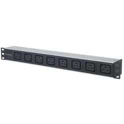Multipresa montaggio a rack 19'' 1U 8 uscite C19