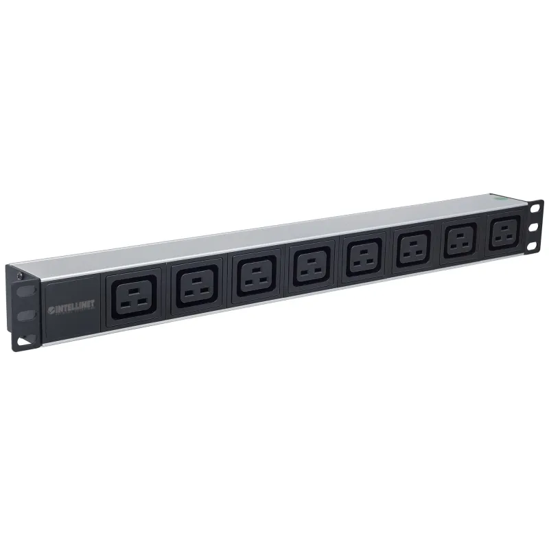 Multipresa montaggio a rack 19'' 1U 8 uscite C19