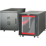 Armadio Rack 19'' 600x800 12 Unità Nero da sotto-scrivania