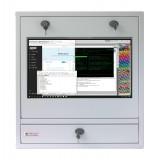 Armadio di sicurezza per PC, monitor touch LCD e tastiera Grigio