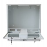 Armadio di sicurezza per PC, monitor touch LCD e tastiera Grigio
