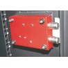 Armadio Rack 19'' a muro 6unit&agrave; con serratura di sicurezza 