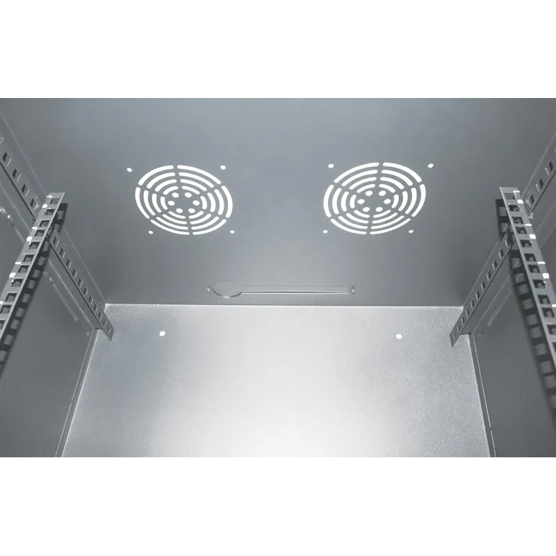 Armadio Rack 19'' a muro 9unit&agrave; con serratura di sicurezza