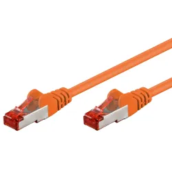 Cavo di rete Patch in rame Cat. 6 Arancione SFTP LSZH 0,25m