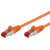 Cavo di rete Patch in rame Cat. 6 Arancione SFTP LSZH 0,25m