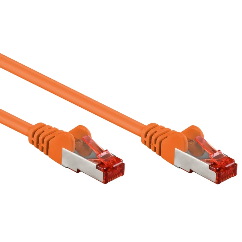 Cavo di rete Patch in rame Cat. 6 Arancione SFTP LSZH 0,25m