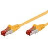 Cavo di rete Patch in rame Cat. 6 Giallo SFTP LSZH 0,25m