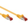Cavo di rete Patch in rame Cat. 6 Giallo SFTP LSZH 0,25m