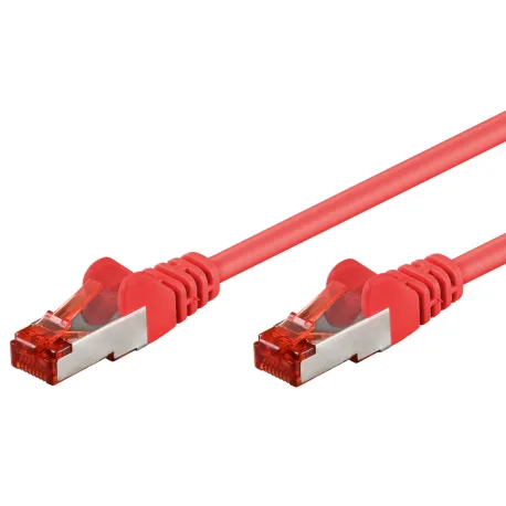 Cavo di rete Patch in rame Cat. 6 Rosso SFTP LSZH 0,25m