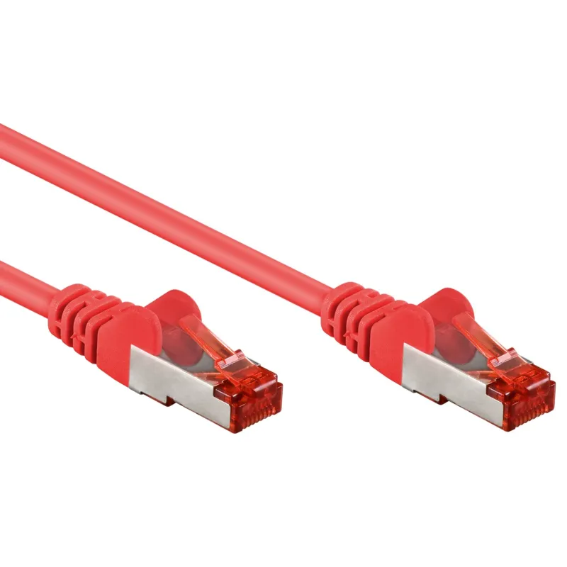Cavo di rete Patch in rame Cat. 6 Rosso SFTP LSZH 15m