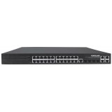 Switch 24 Porte Gigabit Ethernet PoE+ Web-Managed con 4 porte Gigabit Combo Base-T/SFP 