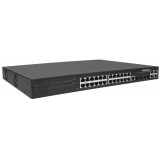 Switch 24 Porte Gigabit Ethernet PoE+ Web-Managed con 4 porte Gigabit Combo Base-T/SFP 