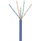 Matassa U/UTP Cavo Cat.6A Rame 305m LSZH Rigido Blu