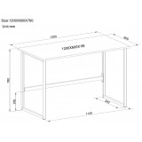 Scrivania per Computer Multifunzionale Bianco