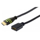 Cavo Prolunga HDMI High Speed con Ethernet 4K 30Hz M/F 1,8 m