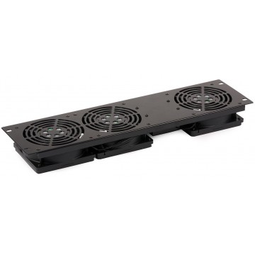 Gruppo di 3 Ventole a Soffitto per Rack 19'' per Audio Video
