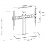 Supporto Slim Universale da Tavolo per TV LED LCD 32-55''