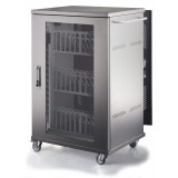 Carrello Stazione di Ricarica Ventilato 36 Notebook o Smartphone Nero