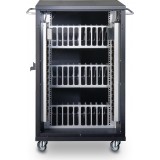 Carrello Stazione di Ricarica Ventilato 36 Notebook o Smartphone Nero