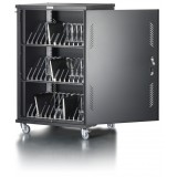 Carrello Stazione di Ricarica Ventilato 36 Notebook o Smartphone Nero