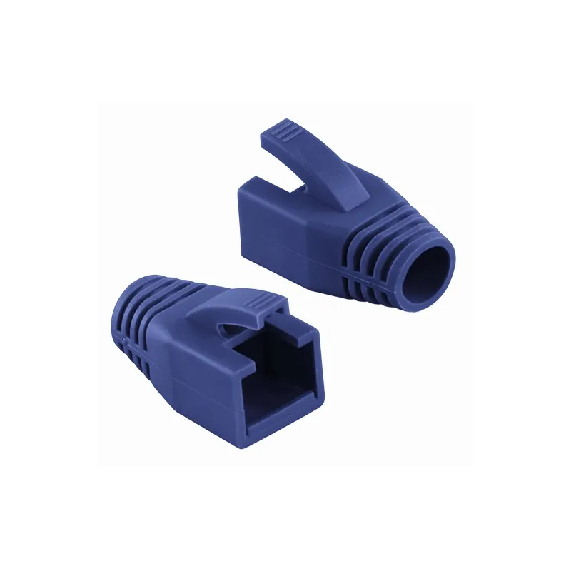 Copriconnettore per Plug RJ45 Cat.6 8mm Blu