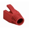 Copriconnettore per Plug RJ45 Cat.6 8mm Rosso