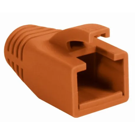 Copriconnettore per Plug RJ45 Cat.6 8mm Arancione