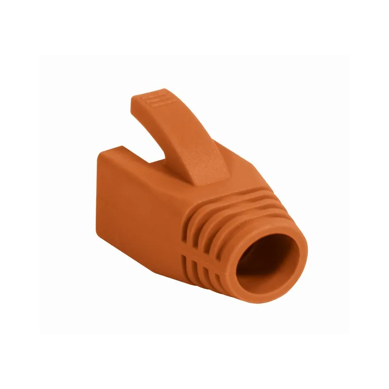Copriconnettore per Plug RJ45 Cat.6 8mm Arancione
