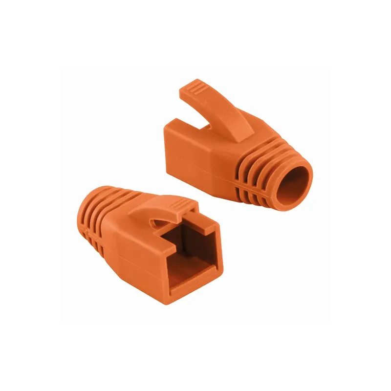 Copriconnettore per Plug RJ45 Cat.6 8mm Arancione