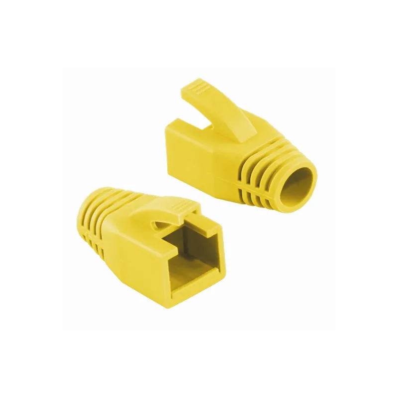 Copriconnettore per Plug RJ45 Cat.6 8mm Giallo