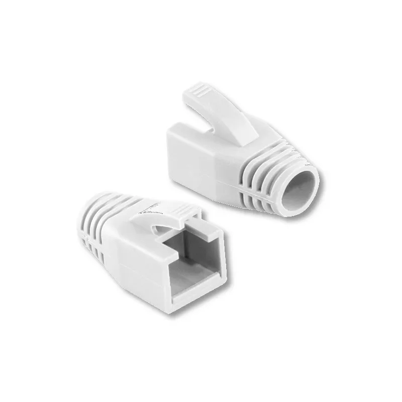 Copriconnettore per Plug RJ45 Cat.6 8mm Bianco
