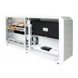 Armadio rack 19'' Ghost con porta cieca Bianco