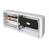 Armadio rack 19'' Ghost con porta cieca Bianco 