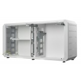 Armadio rack 19'' Ghost con porta cieca Bianco 