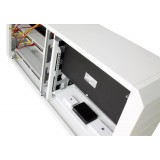 Armadio rack 19'' Ghost con porta grigliata Bianco 