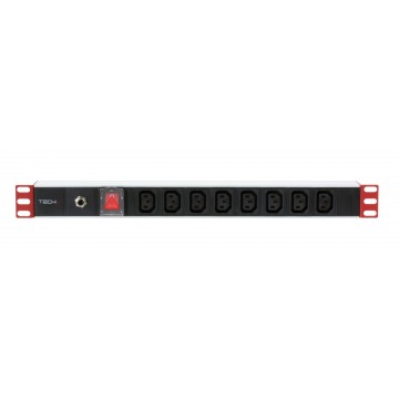Multipresa per Rack 19'' 1U 8 Uscite C13