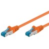 Cavo di rete Patch in rame Cat. 6A Arancione SFTP LSZH 1m