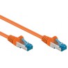Cavo di rete Patch in rame Cat. 6A Arancione SFTP LSZH 1m