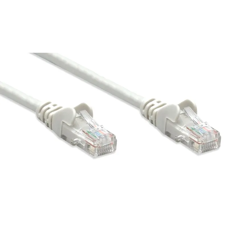 Cavo di rete Patch in Rame Cat. 6A Bianco UTP 0,5 mt
