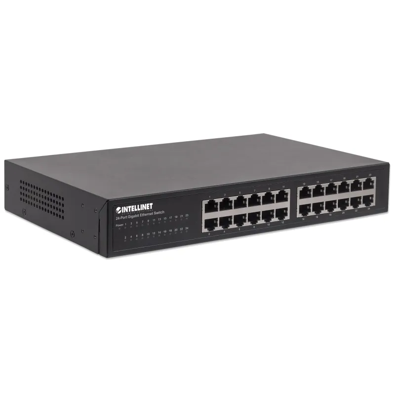 Gigabit Ethernet Switch 24 porte desktop/rack 